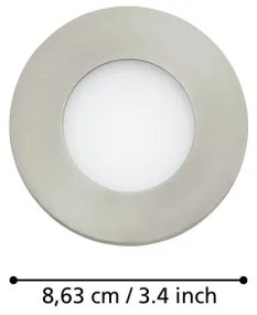 Eglo 900111 - 3× LED-del szerelt, fényerőszabályozható fürdőszobai világítótest FUEVA-Z 2,8W/230V IP44