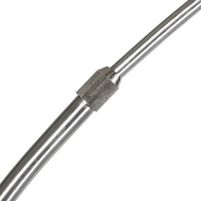 Okos ív lámpa acélból fehér szövetbúrával, WiFi A60 - Arc Basic