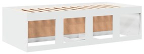 fehér kanapéágy fiókkal matrac nélkül 90x200 cm