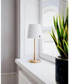 ByRydens 4002730-6501 - LUMI asztali lámpa 1xE27/8W/230V fehér/arany 48,5 cm