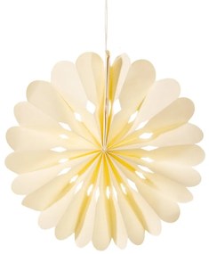 Papír kézzel készített karácsonyfadísz ø 10 cm Honeycomb Snowflake – Sass &amp; Belle