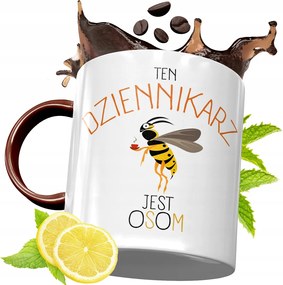 Bordó Bögre Újságírónak Születésnapra Ajándék fényképes nyomattal