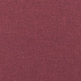 borvörös szövet loveseat kanapé 120 cm
