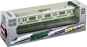 RAPPA Fém metrókocsi - zöld-ezüst