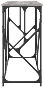 szürke sonoma színű szerelt fa tálalóasztal 100x40x80 cm