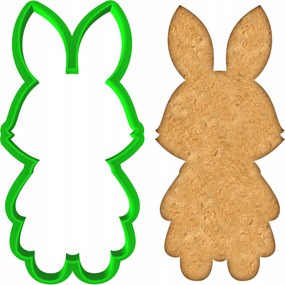 Húsvéti Mézeskalács Forma Húsvéti Nyuszi Lány 10cm