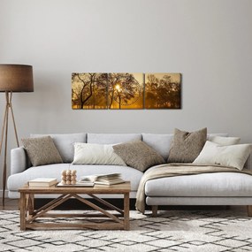 Napkelte kép (órával) (90x30 cm)