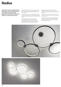 Redo 01-1742 - LED Csillár zsinóron RADIUS LED/45W/230V fehér