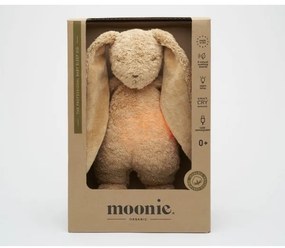 Moonie - Snuggle buddy dallammal és világítással nyuszi 2.0 organic cappuccino