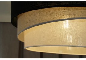 Duolla - Felületre szerelhető csillár TRIO 1xE27/15W/230V átm. 45 cm fekete/szürke/fehér