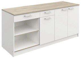 Konyhaszekrény COOKING tölgy/fehér