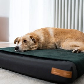 Fekete ortopédiai matrac kutyáknak 110x90 cm Ori XXL – Rexproduct