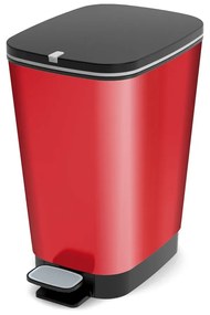 Piros műanyag pedálos szemetes 35 l Chic Bin – KIS
