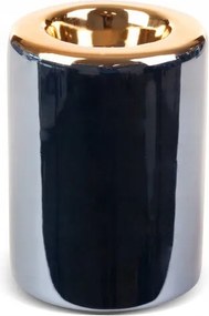 Dekorációs gyertyatartó AMORA1 7x10 hengeres gránát fényes felület