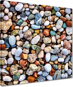 Vászonkép 40x40 Színes kövek