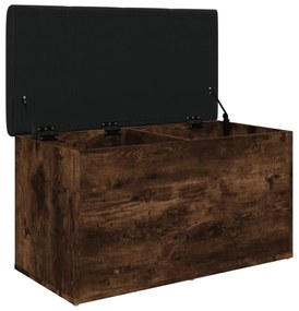 füstös tölgy színű szerelt fa tárolópad 82 x 42 x 45 cm
