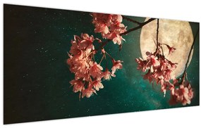 Kép - Sakura teliholdkor (120x50 cm)