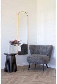 Covelo fotel, bouclé, barna-fekete