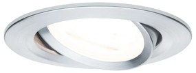 Paulmann 93432 Nova beépíthető lámpa, kerek, billenthető, fehér, 2700K melegfehér, GU10 foglalat, 460 lm, IP23