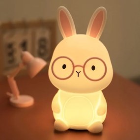 LED RGBW Dimmelhető gyermek érintős lámpa FLORKA LED/1W/5V USB 1200 mAh rózsaszín