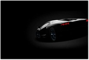 Poszterek 155x105 Fekete autó Autó