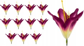 12x művirág Liliom fej szatén 12db Nagykereskedelem