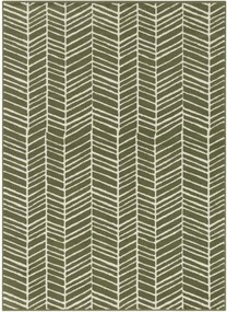 Modern krémzöld nappali szőnyeg puha rövid hajjal 180x260