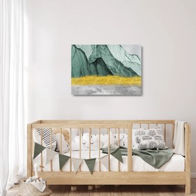 Üveg kép - Smaragdhegység N⁰2 (70x50 cm)