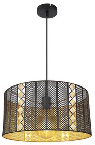 Globo 15450H - ABINY 1xE27/60W/230V arany/fekete függeszték