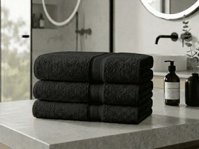 CLARYSSE ELEGANCE törölköző 60x110 cm antracit, 100% pamut