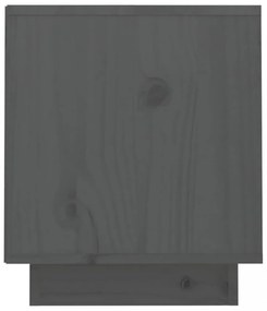 szürke tömör fenyőfa TV-szekrény 70 x 34 x 40 cm