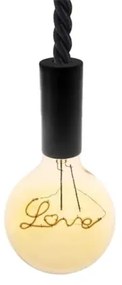 LED Izzó FILAMENT VINTAGE LOVE G125 E27/2W/230V 2000K