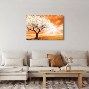 Narancssárga fa képe (90x60 cm)