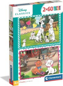 Disney Classics Love 2x60 db-os puzzle Clementoni