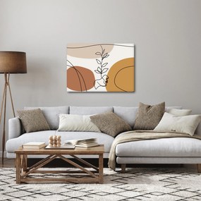 Kép - Boho formák (70x50 cm)