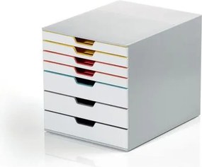 Irattároló, műanyag, 7 fiókos, DURABLE VARICOLOR® MIX 7, színes (DB762727)