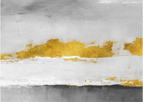 Kép - Arany és szürke vonások (70x50 cm)