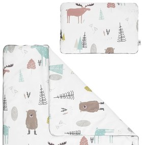 Paplan és párna szett kiságyba IN THE WOODS, M méret