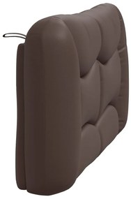 barna műbőr fejtámla párna 120 cm