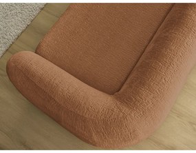 Téglavörös zsenília kinyitható kanapé 228 cm Neyo – Bobochic Paris