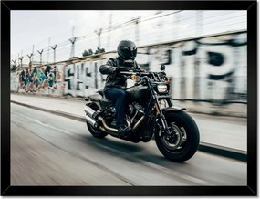 Poszterek keretben 40x30 Harley Davidson Motorkerékpár