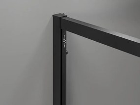 Mexen Exo toló zuhanykabin 120 x 90 cm, átlátszó, fekete - 8151-120-090-70-00