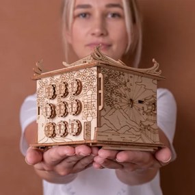 EscapeWelt - Fa puzzle Sárkányház