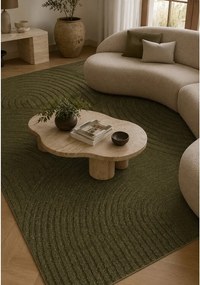 Sötétzöld szőnyeg 160x230 cm Whirl – ESTE