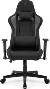 Gamer szék SENSE7 Spellcaster szövet fotel, fekete és szürke.