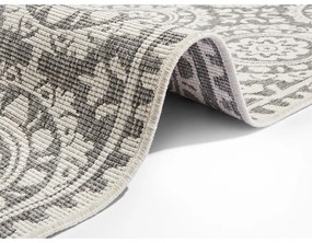 Jardin szürke-krémszínű kültéri szőnyeg, 80 x 350 cm - NORTHRUGS