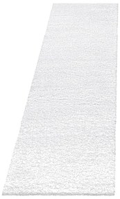 Fehér futószőnyeg 80x250 cm Fluffy – Ayyildiz Carpets