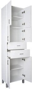 Viva STYLE fürdőszobai ÁLLÓSZEKRÉNY 192 magas POLCOS - 50 x 35 x 192 cm