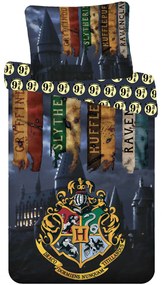Harry Potter Houses ágyneműhuzat 140×200cm, 70×90 cm