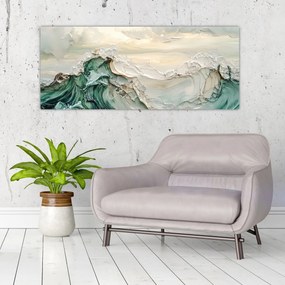 Kép - 3D tengeri absztrakció (120x50 cm)